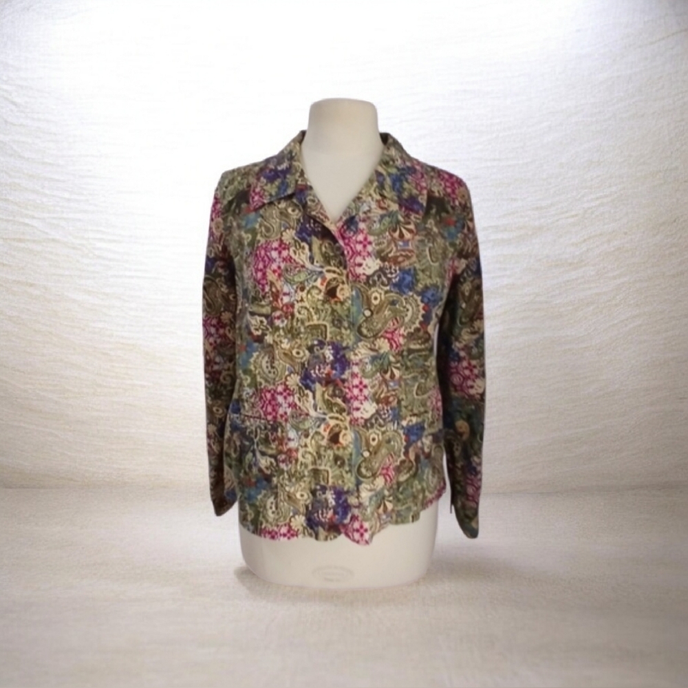 Christopher & Banks | Floral Print Jacket | Blazer